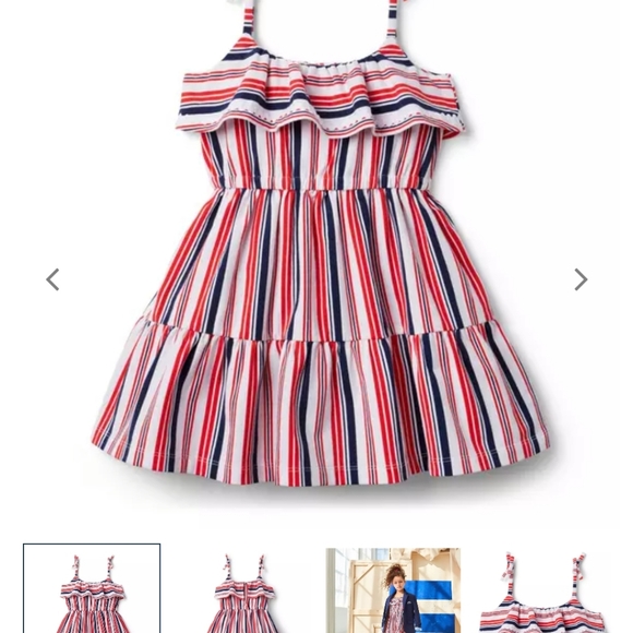 Striped Ruffle Sundress - Picture 4 of 4